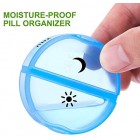 Pill Box 7 Day AM PM (Twice a Day) Weekly Pill Box Case with Moisture-Proof Design for Purse and Pockets (Rainbow) Pill Box 7 Day AM PM (Twice a Day) Weekly Pill Box Case with Moisture-Proof Design for Purse and Pockets (Rainbow)