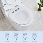 Sitz Bath for Toilet, Portable Sitz Bath Basin for Hemorrhoids Treatment, Postpartum Care, Pregnant Women, Perineal, Episiotomy Soak Relief, and Elderly, Fits Standard Toilets and Commode Chair