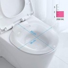 Sitz Bath for Toilet, Portable Sitz Bath Basin for Hemorrhoids Treatment, Postpartum Care, Pregnant Women, Perineal, Episiotomy Soak Relief, and Elderly, Fits Standard Toilets and Commode Chair