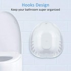 Sitz Bath for Toilet, Portable Sitz Bath Basin for Hemorrhoids Treatment, Postpartum Care, Pregnant Women, Perineal, Episiotomy Soak Relief, and Elderly, Fits Standard Toilets and Commode Chair