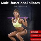 GYFHMY Bodybuilding Yoga Pilates Stick with Foot Loop - Core Strength Fitness Gym Resistance Band Bar Kit - Ideal for Home Total Body Workout, Gym, Weightlifting GYFHMY Bodybuilding Yoga Pilates Stick with Foot Loop - Core Strength Fitness Gym Resistance Band Bar Kit - Ideal for Home Total Body Workout, Gym, Weightlifting