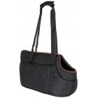 proudpet Quilted Pet Carrier Small Dog Black Handbag Cat Carry Bag