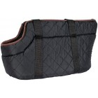 proudpet Quilted Pet Carrier Small Dog Black Handbag Cat Carry Bag