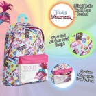 Trolls School Bags for Girls Boys, Girls Backpack with Holographic Design Poppy Troll
