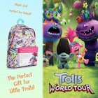 Trolls School Bags for Girls Boys, Girls Backpack with Holographic Design Poppy Troll Trolls School Bags for Girls Boys, Girls Backpack with Holographic Design Poppy Troll