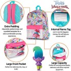 Trolls School Bags for Girls Boys, Girls Backpack with Holographic Design Poppy Troll Trolls School Bags for Girls Boys, Girls Backpack with Holographic Design Poppy Troll