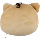 Relaxeazzz Shiba Inu Dog Shaped Round Travel Pillow and Eye Mask for Sleeping with Quick Release,Plushie,Sleeping Mask for Airplane,Flight Pillow for Kids Adults,Cute Sleeping Mask