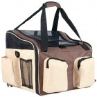 proudpet Brown Pet Carrier Dog Cat Car Travel Bag with Shoulder Strap
