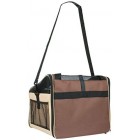 proudpet Brown Pet Carrier Dog Cat Car Travel Bag with Shoulder Strap