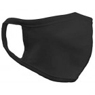 FM London Accessories Reusable Fabric Face Mask, Black, One Size (pack of 10)
