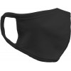 FM London Accessories Reusable Fabric Face Mask, Black, One Size (pack of 10)