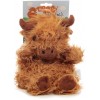 Highland Coo Cow Microwavable Plush Wheat & Lavender Heat Pack - Heating Pads - Hot and Ice Cold Cool Pack Packs Bag for Sport Injuries Knee Back Pain - Bed Warmer - Wellness Health Products