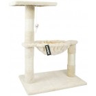 proudpet Cat Tree Hammock Style Scratch Post Tower Beige or Grey