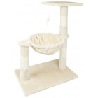 proudpet Cat Tree Hammock Style Scratch Post Tower Beige or Grey