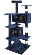 proudpet Cat Tree Tower Style 1.3m Play Pet Scratch Post Blue or Brown