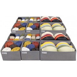 Underwear Drawer Storage Organisers Multipack Bra Pants Clothing Boxes Pack of 6 or 12 Underwear Drawer Storage Organisers Multipack Bra Pants Clothing Boxes Pack of 6 or 12