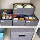 Underwear Drawer Storage Organisers Multipack Bra Pants Clothing Boxes Pack of 6 or 12