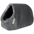 proudpet Cat Cave Hideout Bed Grey Pet Kitten Puppy Soft Tent House Shelter Small Dog
