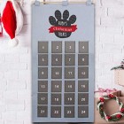 Personalised Christmas Pet Advent Calendar In Silver Grey, Christmas Advent Calendar, Dog Calendar, Cat Calendar, Countdown to Christmas