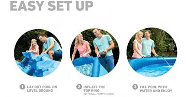 Intex 12ft X 30 Easy Up Garden Swimming Pool No Pump 28130