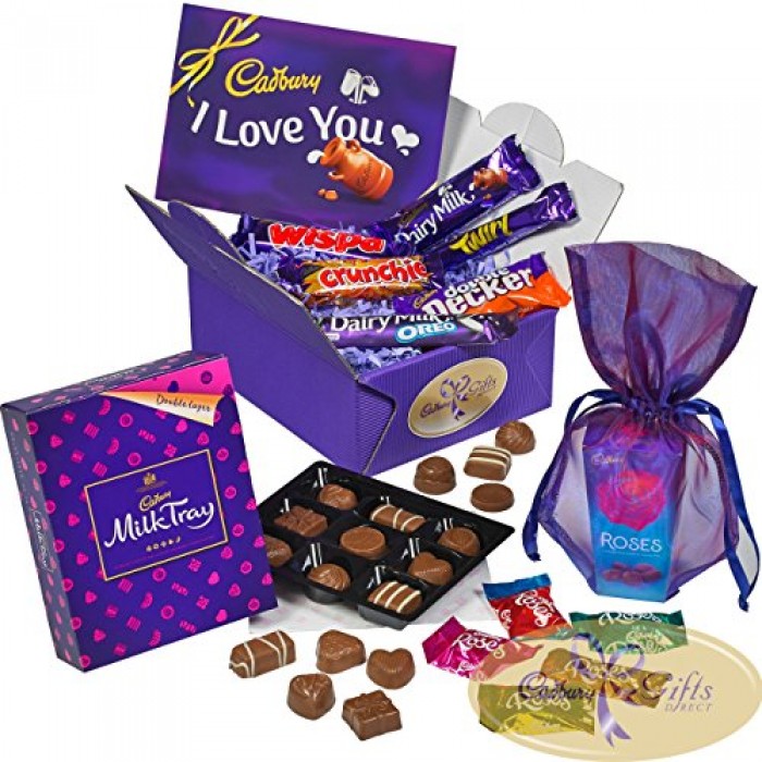 Cadbury Valentine Chocolate Treasure Box Fast Delivery