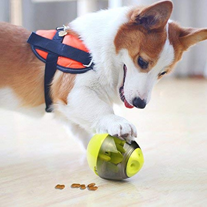 Zellar Treat Dispensing Dog Toy Large Dog Treat Ball Food Dispenser