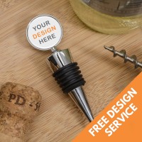 Your Own Design - Bespoke Bottle Stopper - Company Logo Your Own Design - Bespoke Bottle Stopper - Company Logo