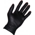 Bodyguards GL897 Powder Free Disposable Black Nitrile Gloves - Box of 100 (Medium)