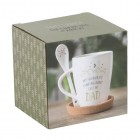 Dad Camping Buddy Mug & Spoon Set, 500ml
