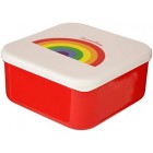 Puckator 3 Pieces Plastic Red/Multi Lunch Box | BPA Free PVC | Work, School, Travel, Home | Large 5.5x11.5x11.5cm, Medium 4.5x10x19cm, Small 4x8.5x8.5cm | Reusable, Lidded