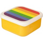 Puckator 3 Pieces Plastic Red/Multi Lunch Box | BPA Free PVC | Work, School, Travel, Home | Large 5.5x11.5x11.5cm, Medium 4.5x10x19cm, Small 4x8.5x8.5cm | Reusable, Lidded