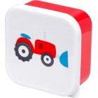 Puckator Little Tractors Set of 3 Lunch Box Snack Pots M/L/XL - Lunchbox with Multi Compartments - Small Food Containers - Lunchbox for Adults and Kids - Girls Boys Lunchbox - Snack Storage