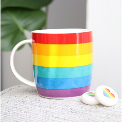 Rainbow Mug LGBT Flag