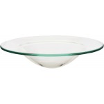 Puckator Glass Oil Burner Dish -Glass -Living Room Accessories - Wax Liquidizer - Oil Burners For Essential Oils - Wax Burners - Scents Melter - Wax Melt Holder - Room Fragrance - 1 Piece