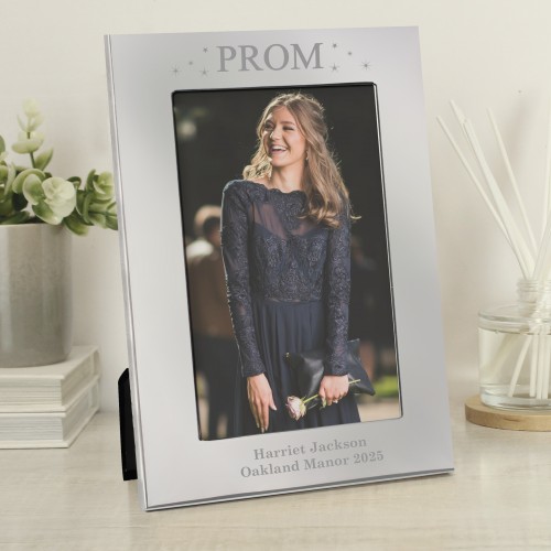 Personalised Prom Night Photo Frame – Silver 4x6 Prom Keepsake