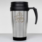 Personalised Amazing Teacher Travel Mug – Insulated Thank You Gift Personalised Amazing Teacher Travel Mug – Insulated Thank You Gift