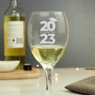 Personalised Class of Graduation Wine Glass