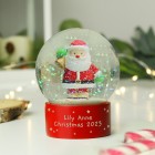 Personalised Any Message Santa Snow Globe - Christmas Globe For Girls or Boys - Glitter Globe Personalised Any Message Santa Snow Globe - Christmas Globe For Girls or Boys - Glitter Globe