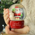 Personalised Any Message Santa Snow Globe - Christmas Globe For Girls or Boys - Glitter Globe Personalised Any Message Santa Snow Globe - Christmas Globe For Girls or Boys - Glitter Globe