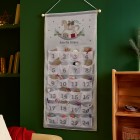 Personalised Christmas Rocking Horse Advent Calendar In Silver Grey, Christmas Advent Calendar, Christmas Decoration, Countdown to Christmas