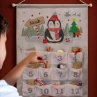 Personalised Christmas Penguin Advent Calendar In Silver Grey, Christmas Advent Calendar, Christmas Decoration, Countdown to Christmas Personalised Christmas Penguin Advent Calendar In Silver Grey, Christmas Advent Calendar, Christmas Decoration, Countdown to Christmas