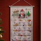 Personalised Christmas Penguin Advent Calendar In Silver Grey, Christmas Advent Calendar, Christmas Decoration, Countdown to Christmas Personalised Christmas Penguin Advent Calendar In Silver Grey, Christmas Advent Calendar, Christmas Decoration, Countdown to Christmas