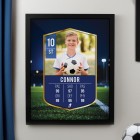 Personalised Football Photo Upload Poster Frame - Black Frame Gift