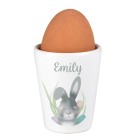 Personalised Egg Cup, Easter Bunny Egg Cup, Easter Gift, Ceramic Egg Cup