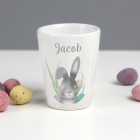 Personalised Egg Cup, Easter Bunny Egg Cup, Easter Gift, Ceramic Egg Cup