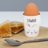 Personalised Egg Cup, Easter Bunny Features Egg Cup, Easter Gift, Ceramic Egg Cup