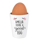 Personalised Egg Cup, You're A Good Egg, Egg Cup, Easter Gift, Ceramic Egg Cup