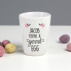 Personalised Egg Cup, You're A Good Egg, Egg Cup, Easter Gift, Ceramic Egg Cup