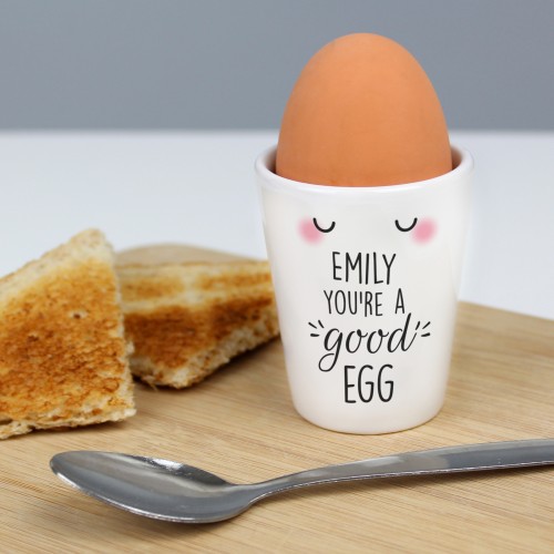 Personalised Egg Cup, You're A Good Egg, Egg Cup, Easter Gift, Ceramic Egg Cup