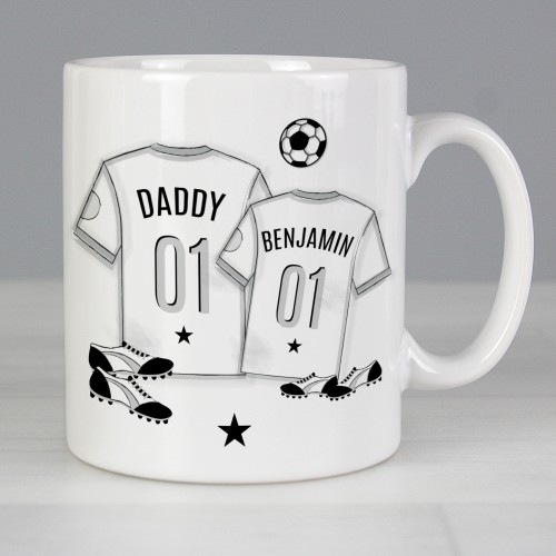 Personalised Football Mini Me Mug – Custom Football Fan Gift Personalised Football Mini Me Mug – Custom Football Fan Gift